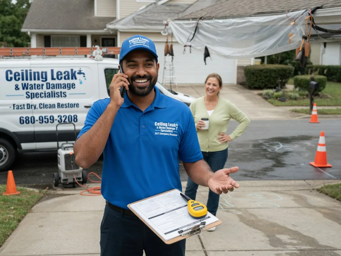 Ceiling Leak Cleanup Box Elder, SD FAQs